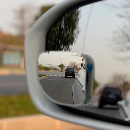 2PCS Car Blind Spot Mirror 360 Degree Auto Waterproof Dimming Rearview Glass Adjustable Side Rear View Mirror Baby Accessories