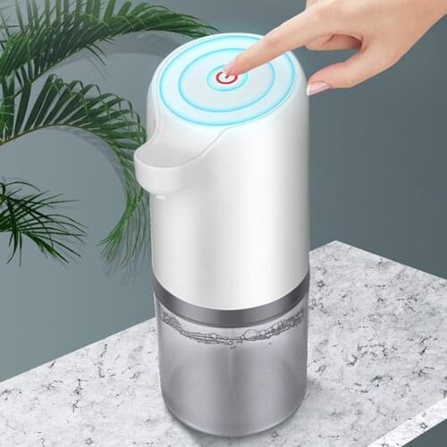 400ml Touchless Soap Dispenser Box Smart Foam Machine Infrared Sensor Electric Foam Soap Dispenser Hand Sanitizer Case
