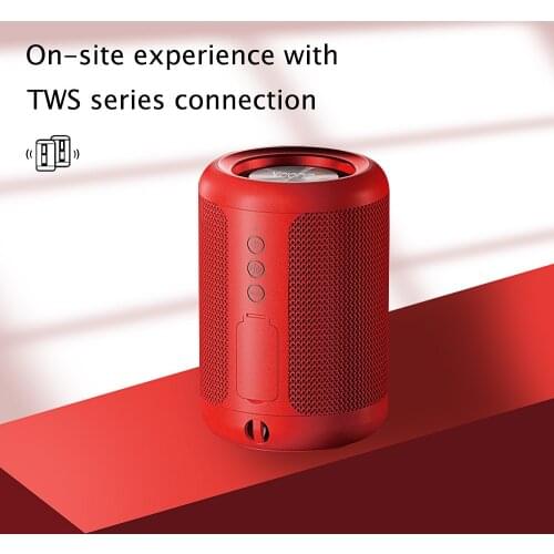 Wireless Bluetooth TWS Speaker Waterproof Bluetooth Audio Bluetooth 5.0 for Universal Mobile Phone Outdoor Wireless Speaker