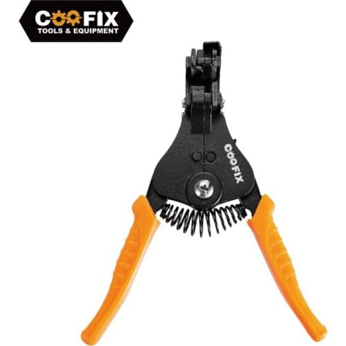 COOFIX Portable Wire Stripper Decrustation Pliers Crimper Cable Stripping Crimping Cutter Hand Tool with Manganese Steel