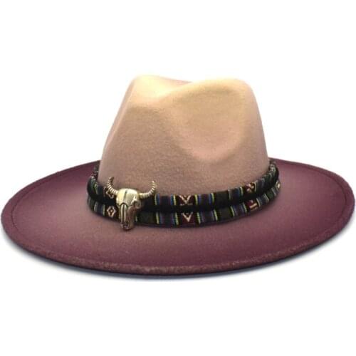 Hot British Fedora Hat Men Women Imitation Woolen Winter Felt Hats Men Fashion Jazz Hat Fedoras Chapeau Church hat Western cowbo