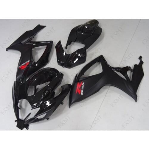 GSX R 750 07 Fairings GSXR750 2006 Abs Fairing GSX R 600 2006 - 2007 K6 Bodywork Black