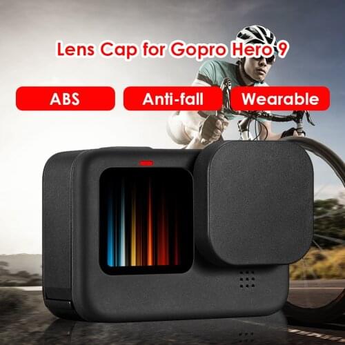 Camera Cover Shell Camera Accessories Sports Camera Cover Lens Protective Guard for Gopro Hero 9 Black Silicone Cap