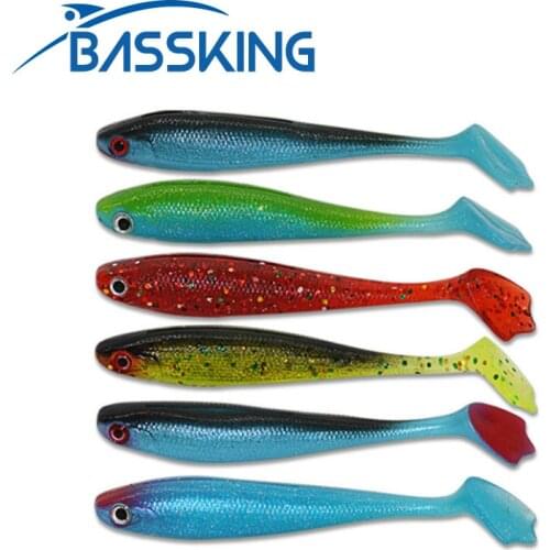 Fishing Lure Soft Bait 12Pcs 9cm 6.2g Iscas Artificiais Soft Lure Leurre Souple Shad Carp Fishing Silicone Bait Wobler Na Ryby