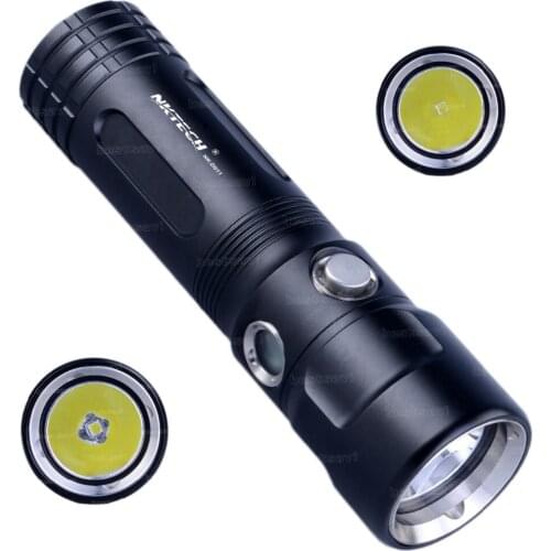 New Professional Flashlight NK-D011 Diving Flashlight lanterna led flashlight Bulb XP-LV6 LED IP-X8 50m Flashlight Torch