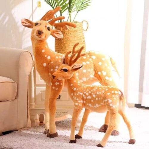 Plush Toys Stuffed Animals sika Deer Doll Children Baby Kids Birthday Gift