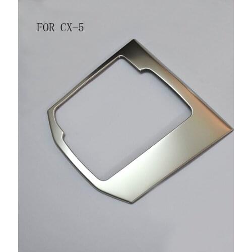 FIT For Mazda CX5 CX-5 2017 2018 Accessories Interior Handbrake Switch Decorative Panel Gear Shift Trim Frame Sticker