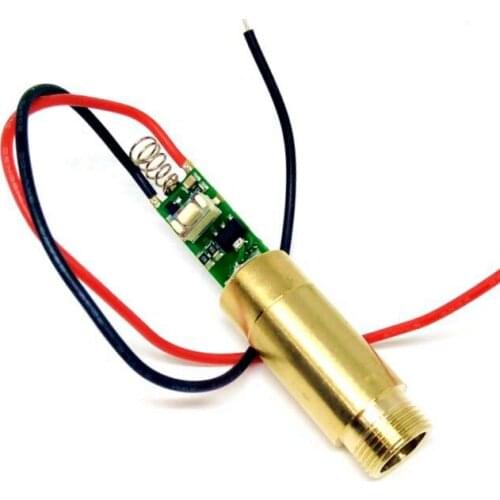 Industrial / Lab 650nm 200mw Red Laser Diode Dot Module w/Driver & Spring & Wire