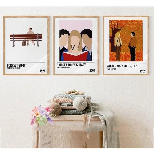 Retro Famous Poster Art Print Classic Movie Vintage Poster Minimalist Wall Art Canvas Painting Picture For Living Room Home Deco