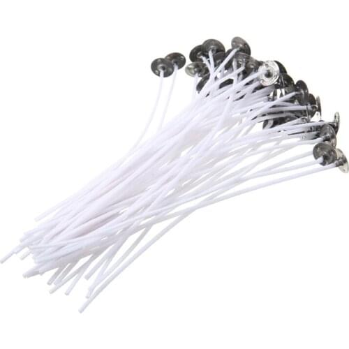 DIY Candle Making Pre-waxed Wicks For Cotton Core Candles DIY Making Craft For Party Candle Supplies Candle Wicks 50Pcs