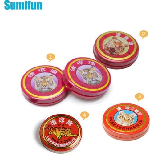 Sumifun Red Tiger Balm Ointment Relief Dizziness Cool Cream For Cold Headache Refresh Bad Smell hinese EssentialP0062