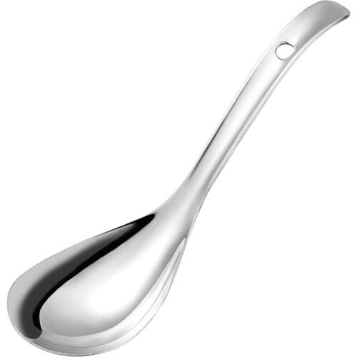 Stainless Steel Thickening Spoon Creative Long Handle Hotel Hot Pot Spoon Soup Ladle Home Kitchen Essential Tools