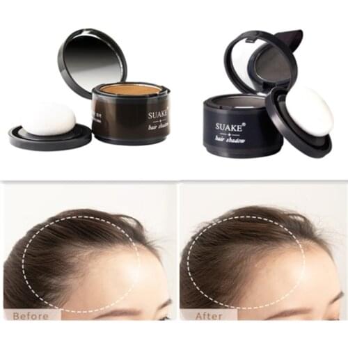 Water Proof hair line powder in hair color Edge control Hair Line Shadow Makeup Hair Concealer Root Cover Up Unisex Instantly