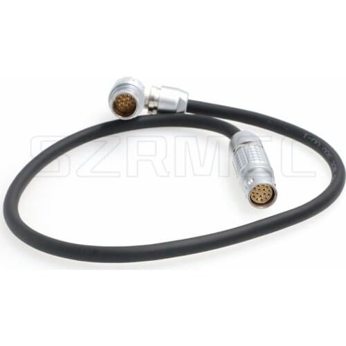 Arri Alexa LCD EVF Cable Right Angle 16 Pin Male to 16 Pin Female for ARRI EVF-1 Viewfinder to Arri Alexa SXT XT Camera