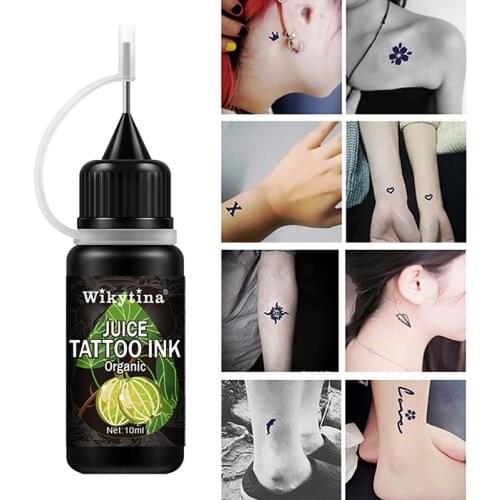10Ml Temporary Tattoo Juice Ink Natural Gel Body Art Painting Pigment Lasting Tattoo Ink