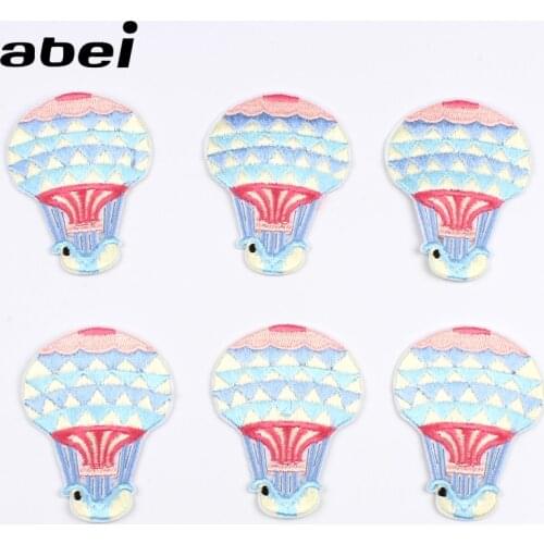 10pcs/lot Iron On Balloon Patches Embroidery Sew On Fabric Appliques DIY Stickers For Garments Shoes Bags Coats Jeans