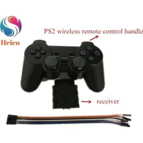 2.4G Wireless PS2 Remote Control Handle With Receiving Module for Smart Car Robot Arm Manipulator Servo RC Toy