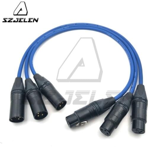 FOR NEUTRIK 3-Pin XLR Cable Male to Female M/F 3pin jack Audio Cable,For Microphone Mixer,High quality audio cable,CANARY cable