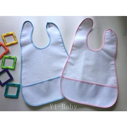 Free shipping Baby waterproof bib Burp Cloths Cross stitch bib Baby bib Infant saliva towels 4PCS/Set