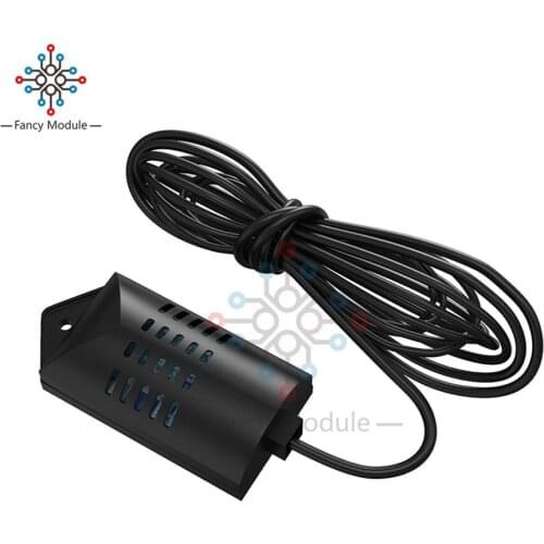 DC 2.1 -3.6V 0~100%RH -40 -125 Degrees Celsius SHT20 Digital Temperature Humidity Sensor Module with Case 1M Extension Cable