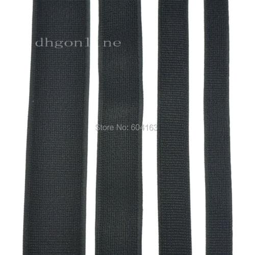 10 Yard 19 25 38 50mm Elastic Reusable Stretch Loop Soft Tape Belt Black 3/4" 1" 1.5" 2"