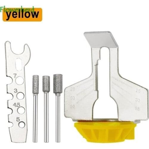 Chainsaw Sharpener Electric Grinder Chain Saw Sharpening Attachment Mini Drill Power Tools 5 Colors 1 Kit