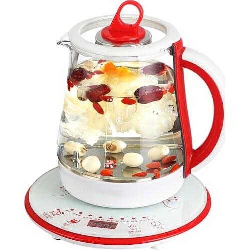 Electric kettle health pot is fully automatic Add thick glass flower teapot electric kettle black tea kettle black tea to br