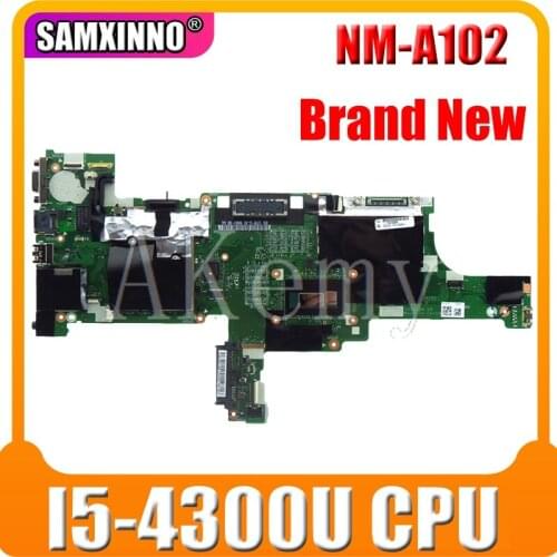 For Lenovo Thinkpad T440 Laptop Motherboard 04X5012 04X5010 04X501104X5014 VIVL0 NM-A102 I5-4300U T440 Motherboard mainboard