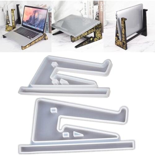 Laptop shelf Mold Cooling Pad Resin Mold DIY Silicone Mold for Laptop Cooling Rack Epoxy Craft