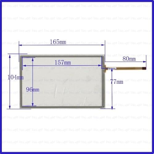 HST-TPA7.1H compatible for touchscreen glass and car DVD gps 165*104 the lines width 80mm Industrial control touch screen