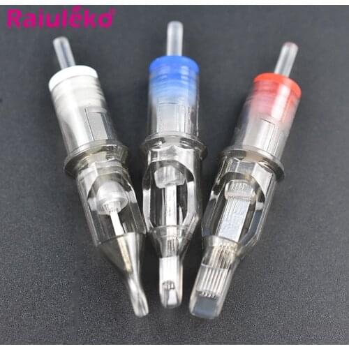 RL/M1/RM 10pcs Makeup Disposable Semi Permanent Tattoo Cartridge Needles Eyebrow Tattoo Pen Machine Supply 3RL/5RL/7RL/5M1/7M1