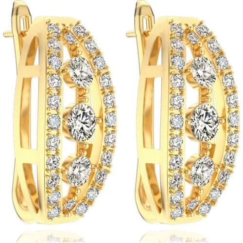 KIMISCAR Women's Gold Earrings