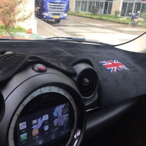 Car Dashboard Mat Anti-Glare Cover Avoid Light Cushion Pad for Mini Cooper R60 R61 Countryman 2011 2012 2013 2014 2015 2016