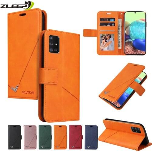 Magnetic Flip A21S A02S A12 A42 Case For Samsung Galaxy A01 A11 A31 A41 A51 A71 A10 A20 A30 A40 A50 A70 M31 M51 S E Phone Cover