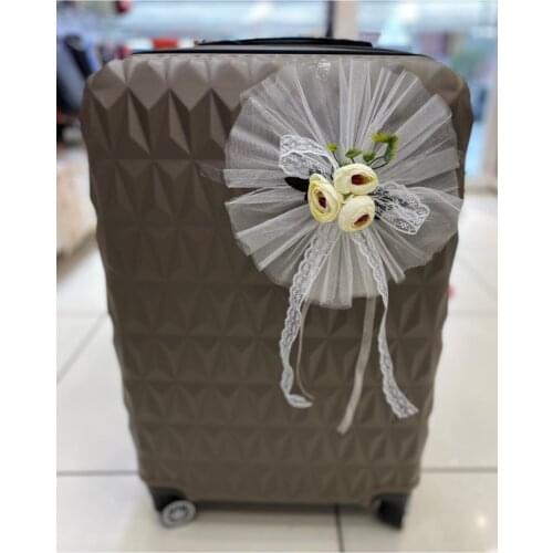 Cream Flowering Bundle And Suitcases Ornament wedding bride mariage хна henna