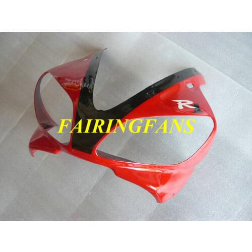 Injection mold Front part Nose Fairing part for YZFR1 00 01 YZF R1 YZF1000 2000 2001 Red black Fairings bodywork YD38