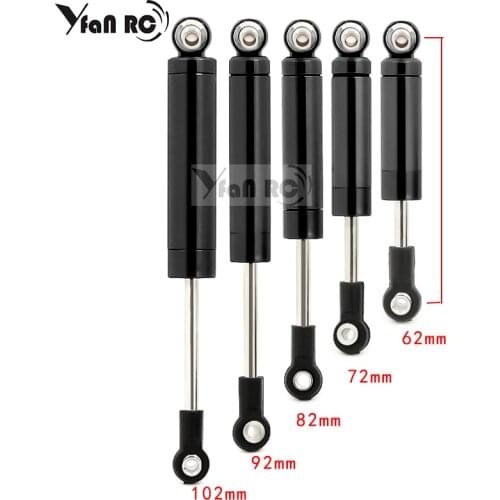 Metal damper with universal inner spring for 1/10 RC car TRX4 90046 SCX10 D90 Tamiya CC01 off road race