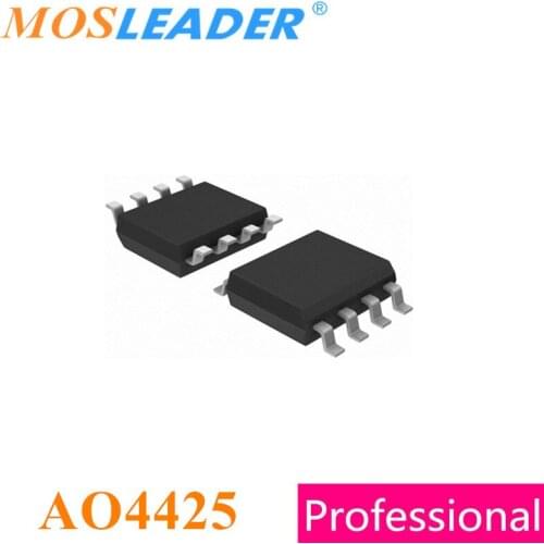 Mosleader AO4425 SOP8 100PCS 1000PCS P-Channel 30V 14A P-Channel Without ESD Protection Made in China High quality