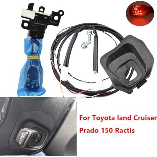 Cruise Control Switch 84632-34011 + 45186-0G030-E0 45186-0G030 Steering Wheel Cover + Wire Screws For Toyota Land Cruiser Prado