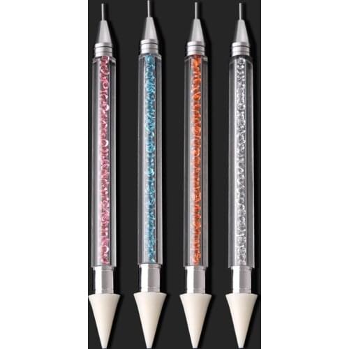 Rhinestones Pick Up Pencil Nail Art Decoration Tools Picking Wax Pencil Jewel Picker Acrylic Nail Stones Picker