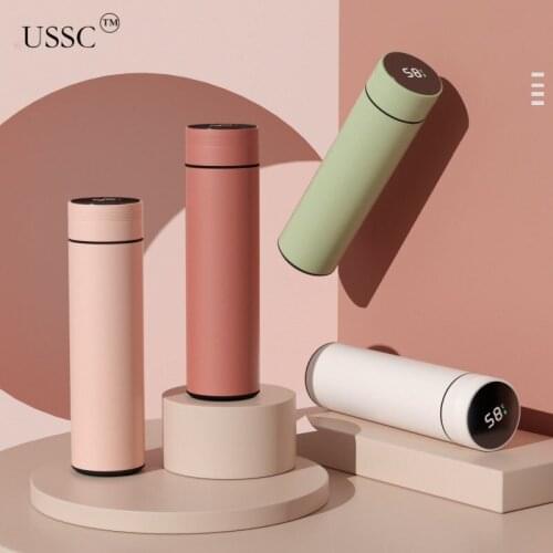 USSC Tea Separation Intelligent Thermos Cup Vacuum Cup 403 Stainless Steel Office Water Cup Business Gift Cup Water Bottle HZ066