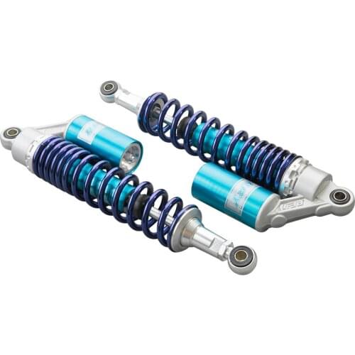 Universal 2PC 375mm Motorcycle Air Shock Absorbers Fit For Honda Suzuki Yamaha Kawasaki ATV Go Kart Sport Bikes Rear Suspension