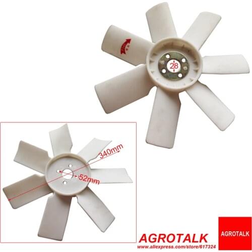 Cooling fan for Quanchai QC480 / QC480D , please check the dimenssions firstly when make the order, part number: 1408500820000