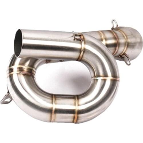 Motorcycle Exhaust Pipe Muffler Slip-On Full System Front Connect Link Header Pipe with Exhaust For Yamaha MT09 MT-09 FZ09 FZ-09