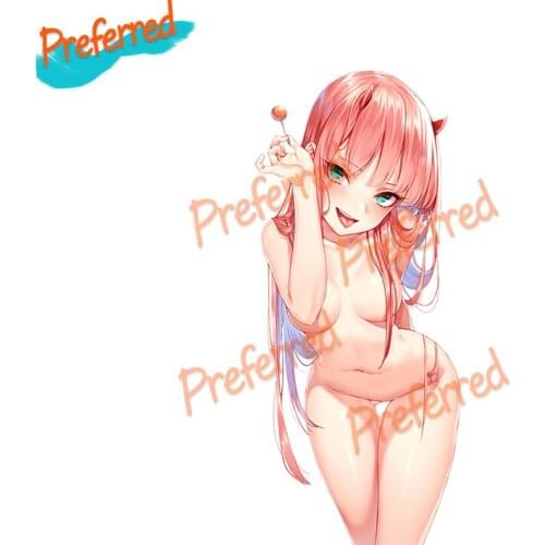 High Quality Darling In The Franxx Zero Two Beauty Anime Girl Car Sticker Waterproof Sexy Graphics Vinyl Decals