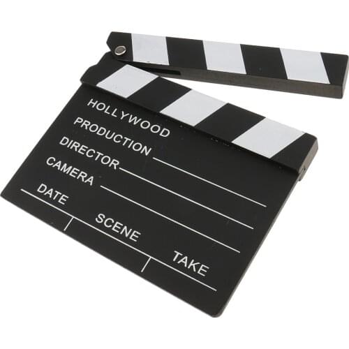 Funny Directors Hollywood Film Movies Party Decoration Clapper Board