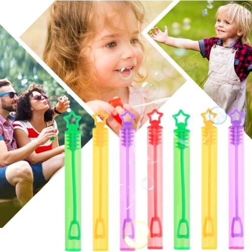 24pcs Multicolour Star Wand Tube Bubble Soap Bottle Playing Fun kid Toy Wedding Decor Compact and Portable Carry Convenient
