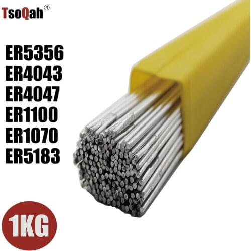 10pcs Aluminium Welding Rods TIG 5356 5% Magnesium Filler 1.6mm/2mm/2.4mm/3mm/4mm/5mm