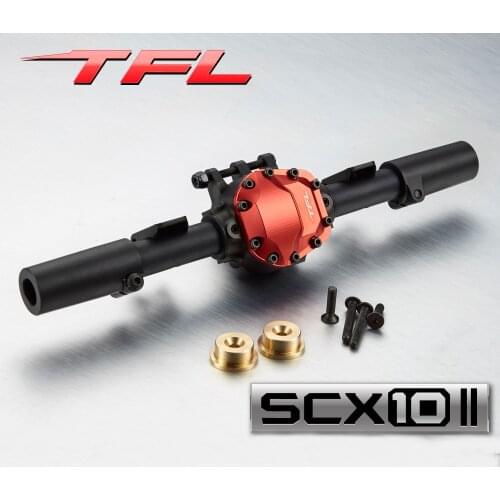 TFL RC Car accessories 1/10 SCX10 II 90046 90047 JEEP Rock Crawler Metal Rear Axle Assembly TH01939-SMT6