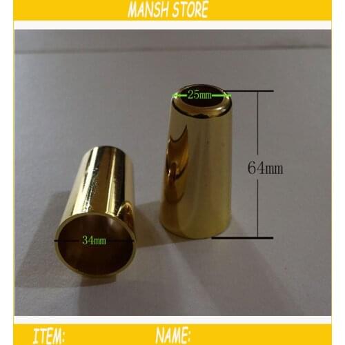 4pcs/lot Gold Leg Covers Zinc-alloy Tube for Table Chair Furniture Protector Furniture Cups Free Shipping